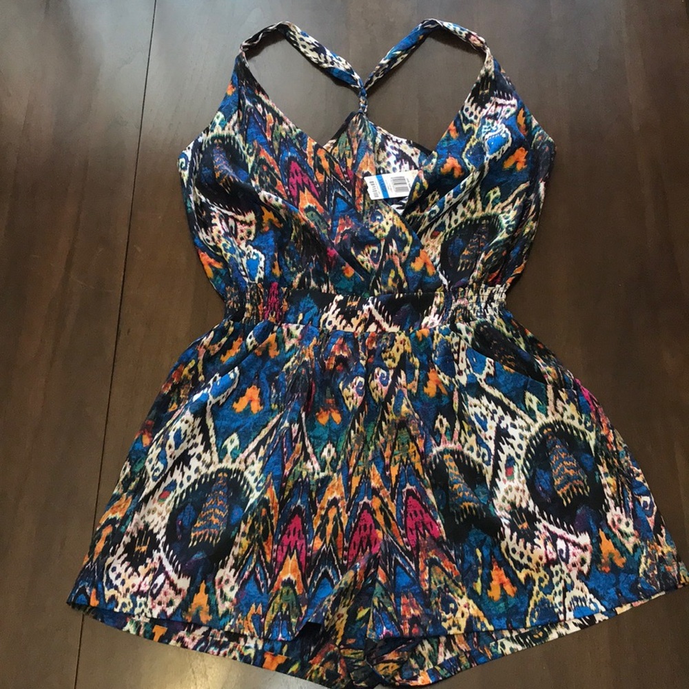 Bar III romper with pockets